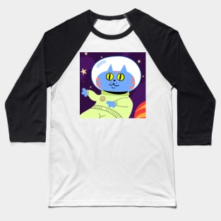 Astrononeko Retro Baseball T-Shirt